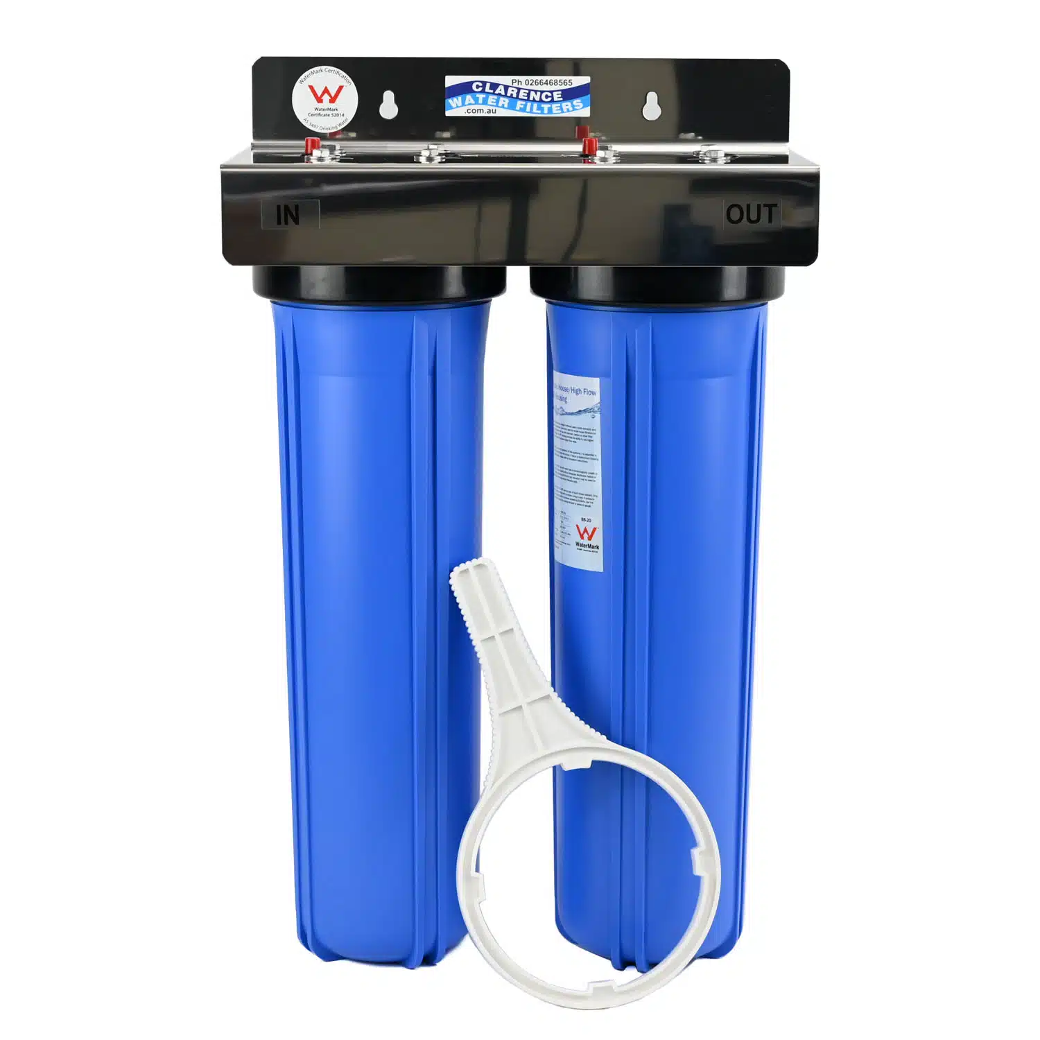 Two Stage Water Filtration System Jumbo 20"
